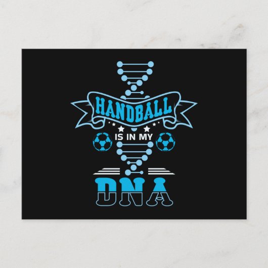 Handball DNA Briefkaart (Voorkant)