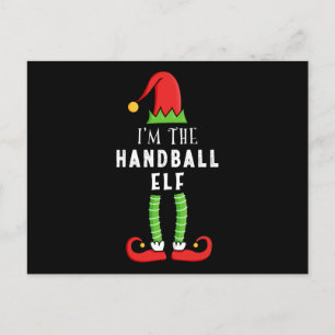 Handball Elf-kerstcadeau Briefkaart
