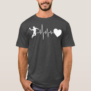 Handball Handball Player, hartslag 2 T-shirt