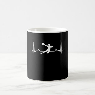 Handball Heartbeat Gift Koffiemok