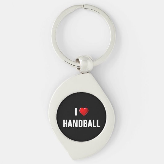 Handball: Ik hou van Handball sleutelhanger (Voorkant)