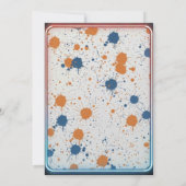 Handball Mania Birthday Invitation (Dos)