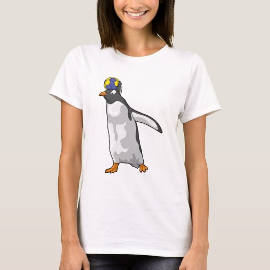 Handball Penguin Handball T-shirt (Voorkant)