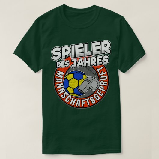 Handball Player Coach Funny Gift Handbalteam T-shirt (Design voorkant)