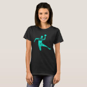 Handball Player Fans Coach Men Boys T-shirt (Voorkant volledig)
