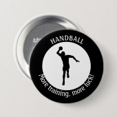 HANDBALL PLAYER RONDE BUTTON 7,6 CM (Voorkant /achterkant)