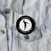 HANDBALL PLAYER RONDE BUTTON 7,6 CM (In situ)