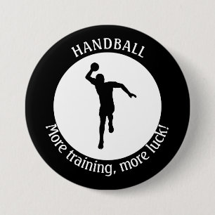 HANDBALL PLAYER RONDE BUTTON 7,6 CM