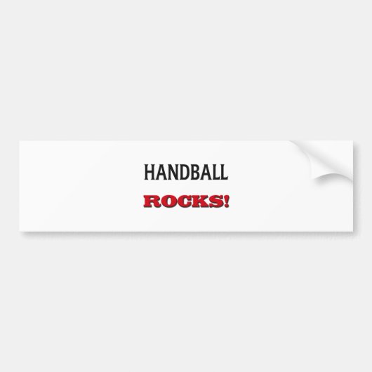 Handball Rocks Bumpersticker (Voorkant)