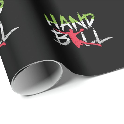 Handball Sprungwurf Cadeaupapier (Rol Hoek)