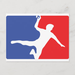 Handballespictogram Briefkaart