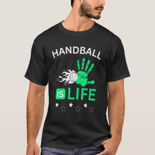 Handballeven Handbalspeler Handbalteam coach T-shirt