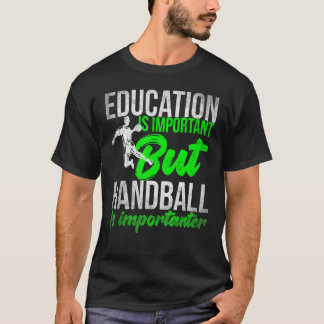 Handbalonderwijs is belangrijk, maar handbal is im t-shirt