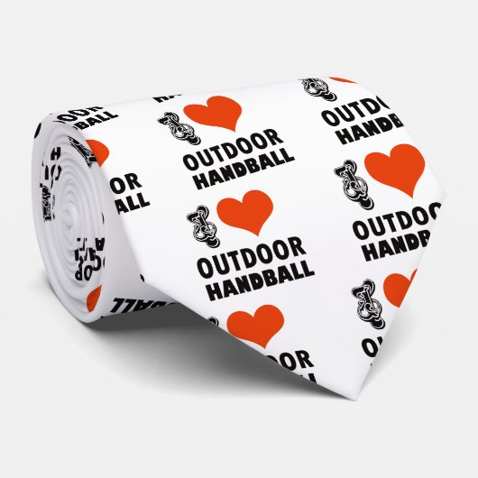 Handbalontwerp Stropdas (Opgerold)