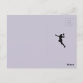 Handbalspeler Briefkaart (Achterkant)