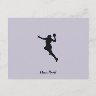 Handbalspeler Briefkaart
