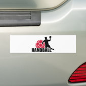 Handbalspeler Bumpersticker (Op auto)