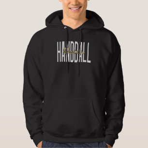 Handbalspeler Handbal Bal Koningin Outfit Handbal Hoodie