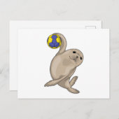 Handbalspeler Handbal Briefkaart (Voorkant / Achterkant)