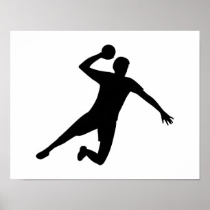 Handbalspeler Poster
