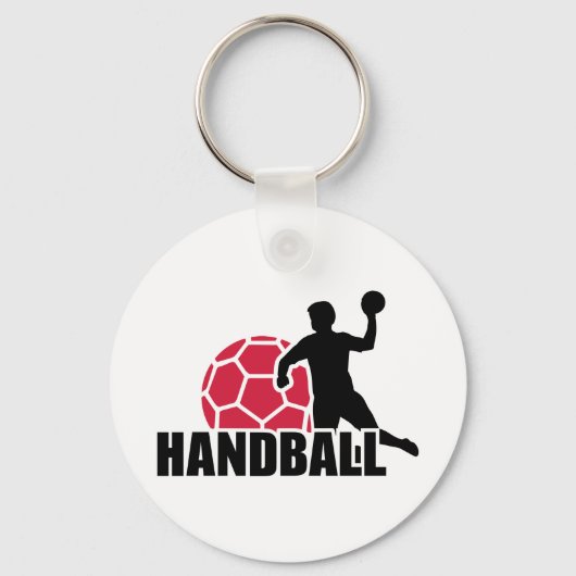 Handbalspeler Sleutelhanger (Voorkant)