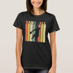 Handbalspeler sportwedstrijd t-shirt