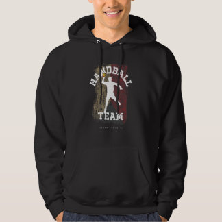 Handbalspeler Tsjechië Vlag Sporten Handbal Hoodie