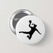 handbalspieler frauenhandball ronde button 5,7 cm (Voorkant /achterkant)