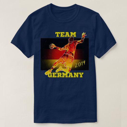 Handbalteam Duitsland Shirt 2019 Fan (Design voorkant)