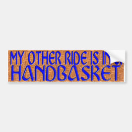 HANDBASKET BUMPERSTICKER