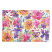 Handbedekte Waterverf Kussensloop (Achterkant)