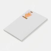 Handbediende/Flames...RSD Post-it® Notes (Schuin)