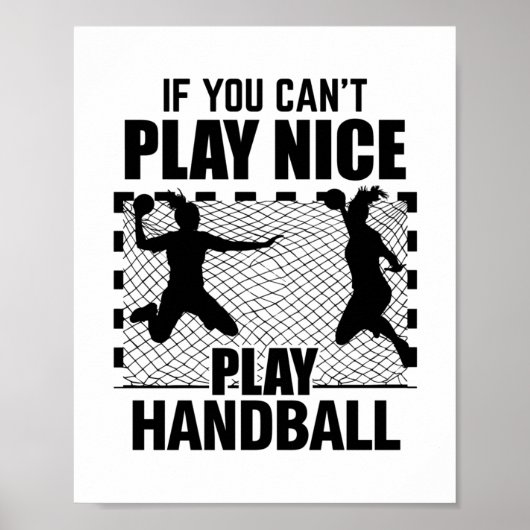 Handbediende | Giften voor handbalspeler Poster (Voorkant)