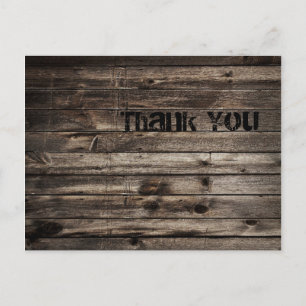 handbediende houtkorrelconstructie briefkaart