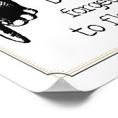 handbediende Kinder spoeltoiletten Bathroom Poster (Hoek)