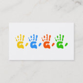 handbediende Prints, Visitekaartje (Achterkant)