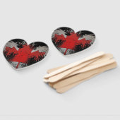 Handbediende Ventilator - Canadese vlag van een ad Handwaaier (Niet-gemonteerd)