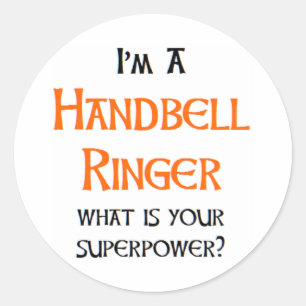 handbel ronde sticker