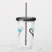 Handbell Choir Ringers Spelers Gepersonaliseerd Acryl Drinkbeker (Rechts)