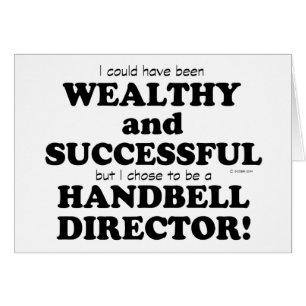 Handbell Directeur Richesse et succès