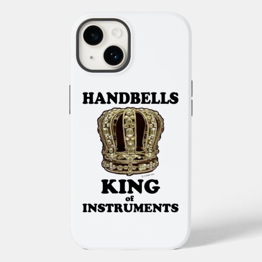 Handbell King of Instruments Hoesje-Mate iPhone Ca Case-Mate iPhone Case (Achterkant)