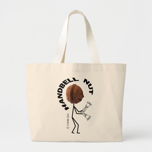 Handbell Nut Grote Tote Bag (Voorkant)