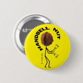Handbell Nut Ronde Button 5,7 Cm (Voorkant /achterkant)