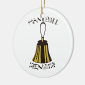 Handbell Ringer Keramisch Ornament (Links)