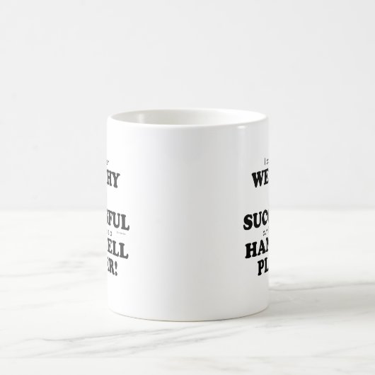 Handbell Wealthy & Succès Coffee Mug (Centre)