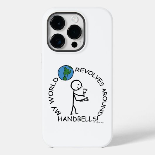 Handbells - de Wereld revolves rond Hoesje-Mate iP Case-Mate iPhone Case (Achterkant)