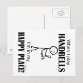 Handbells Happy Place Briefkaart (Voorkant / Achterkant)