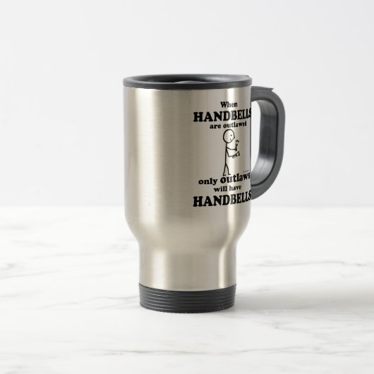 Handbells interdit la Mug de voyage (Devant droit)