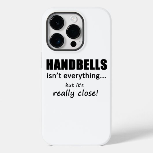 Handbells is niet alles Hoesje-Mate iPhone Case (Achterkant)