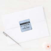 Handbells n'est pas tout Sticker Carré (Enveloppe)